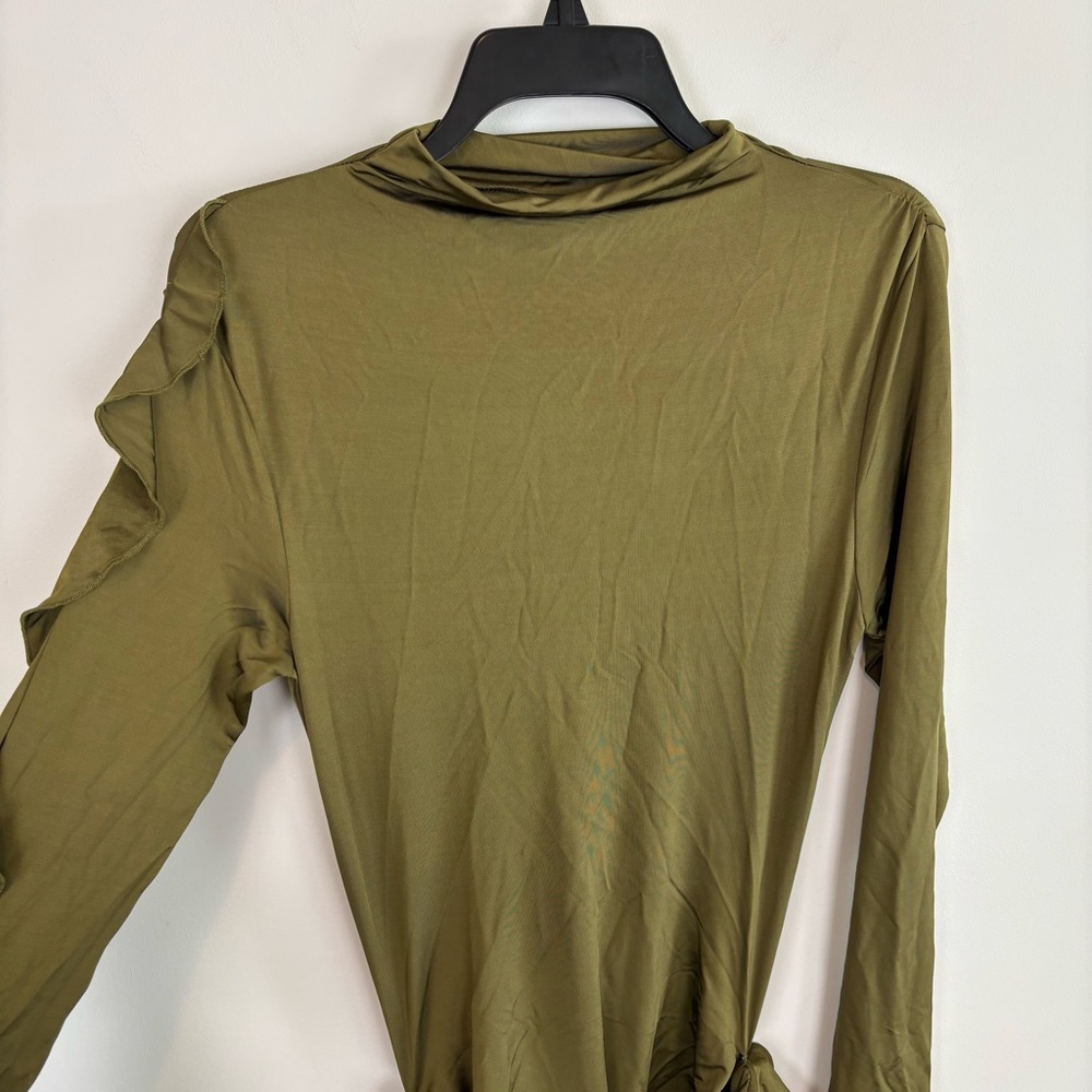 Paris Georgia Mira Dress In Olive Size M — image 3 of 8
